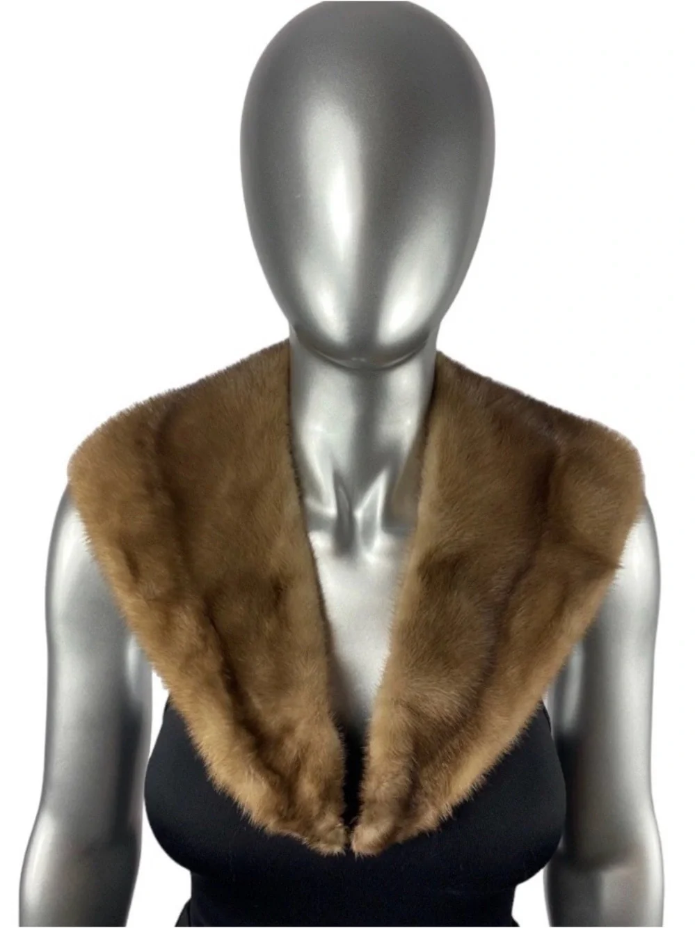 Pastel MINK Shawl Collar, 36”L, Certified Vintage Fur